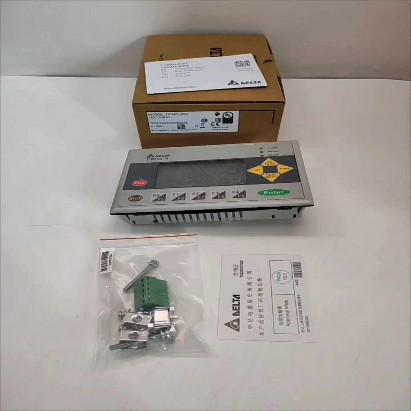 原装DELTA文本显示器TP04G-AS2实物实拍现