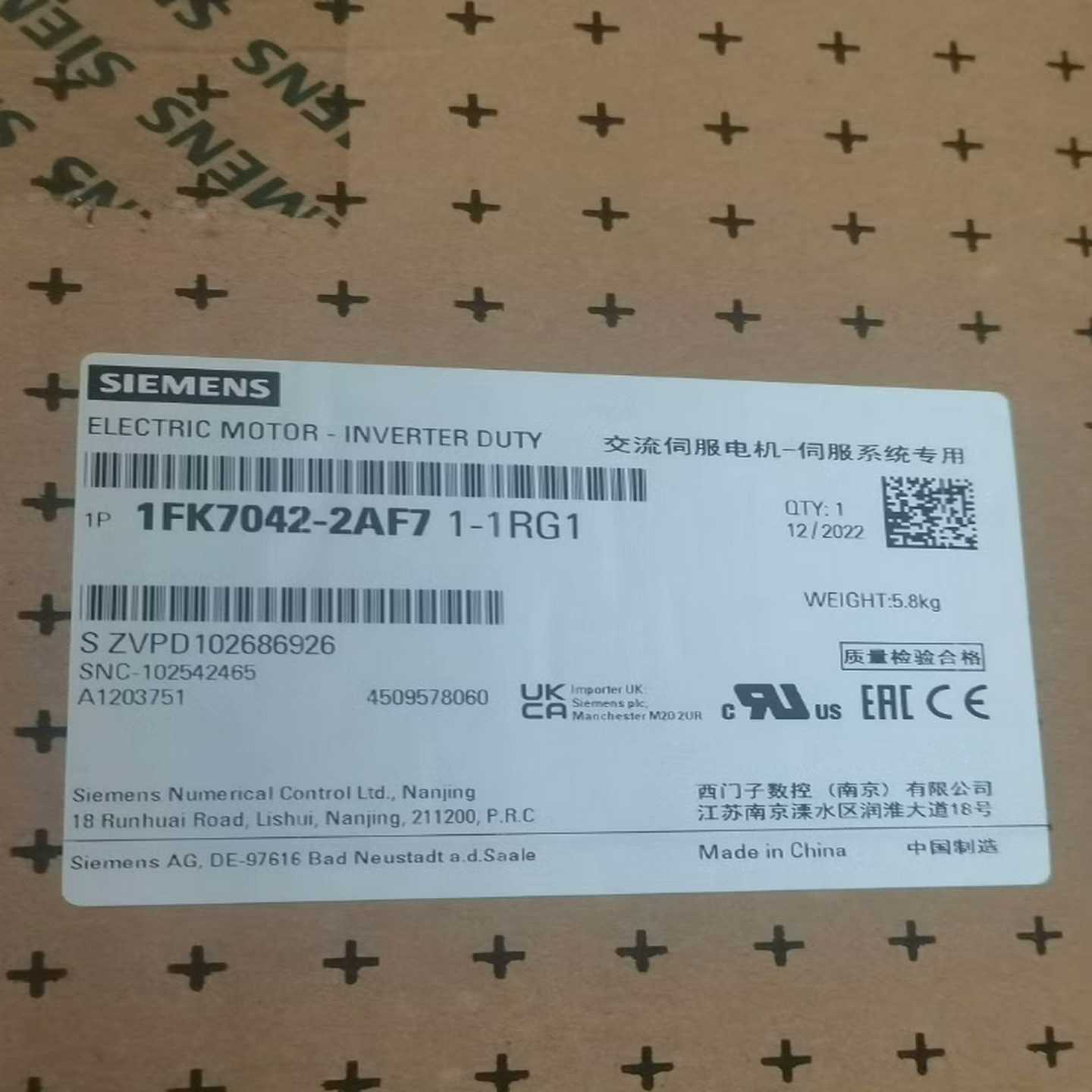 1FK7042-2AF7 1-1RG1电机【卡奥电子】