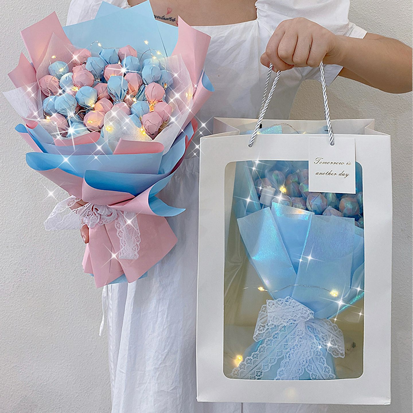 棒棒糖糖果花束成品生日礼物送女生零食花闺蜜儿童实用七夕情人节