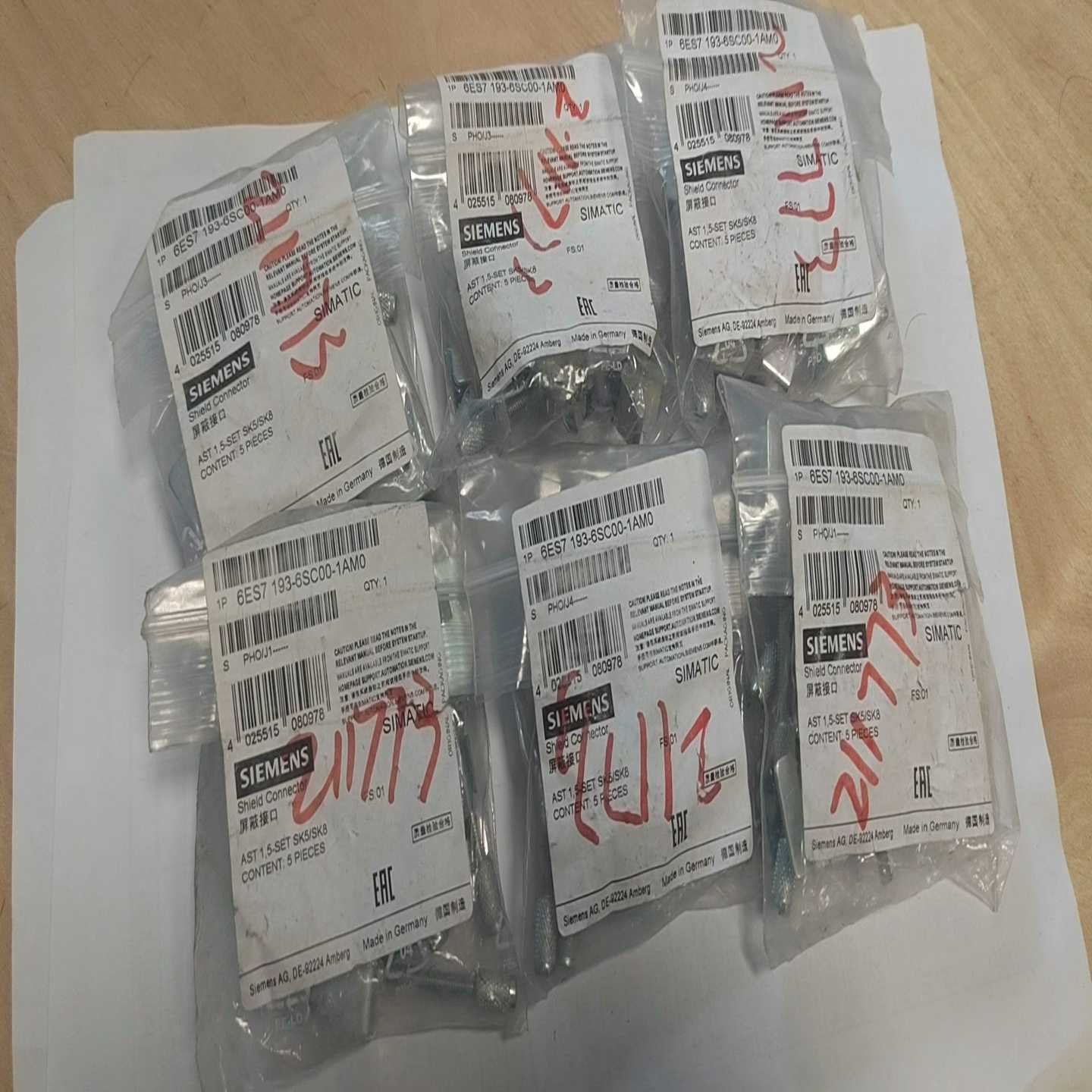 6ES7193-6SC00-1AM0屏蔽端子配件，一包询价