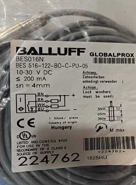 全新巴鲁夫接近开关BES016N型号BES516-12-议价