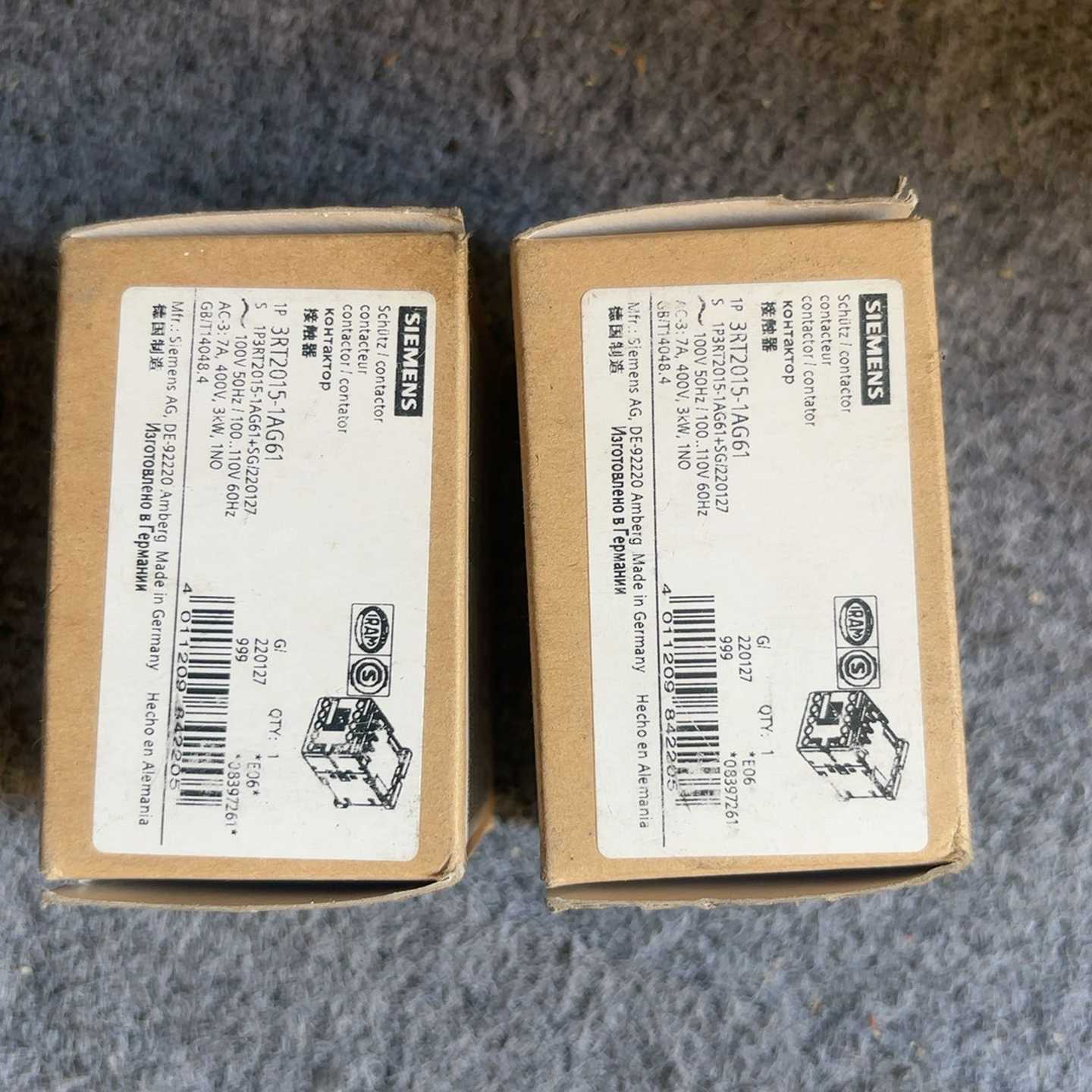 西门子接触器3RT2015-1AG61全新未使用德国原装进--议价商品