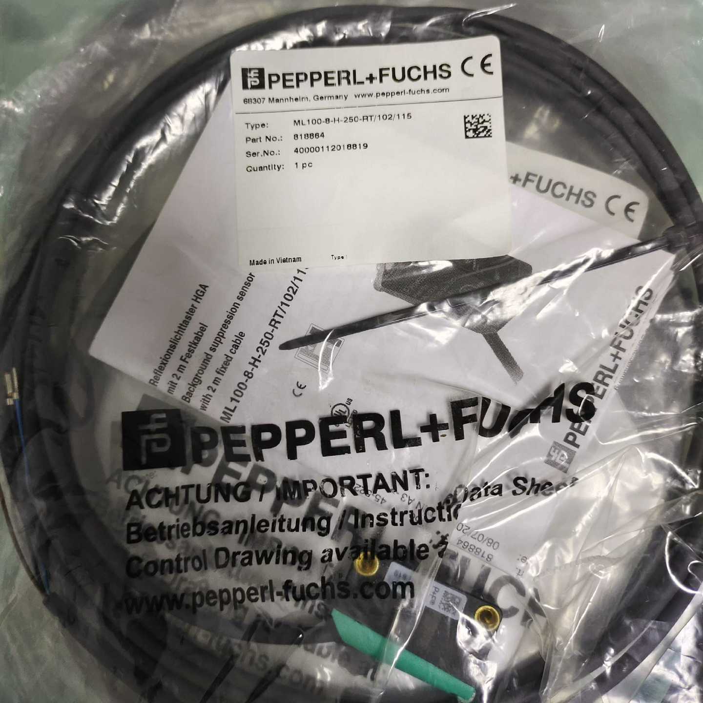 德国倍加福漫反射光电传感器ML100-8-H-250-RT/~询价