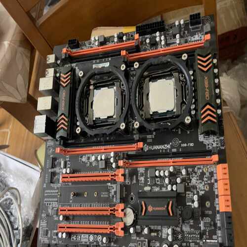 （议价）华南金牌X99-F8D双路主板，支持双路CPU，8个DDR4