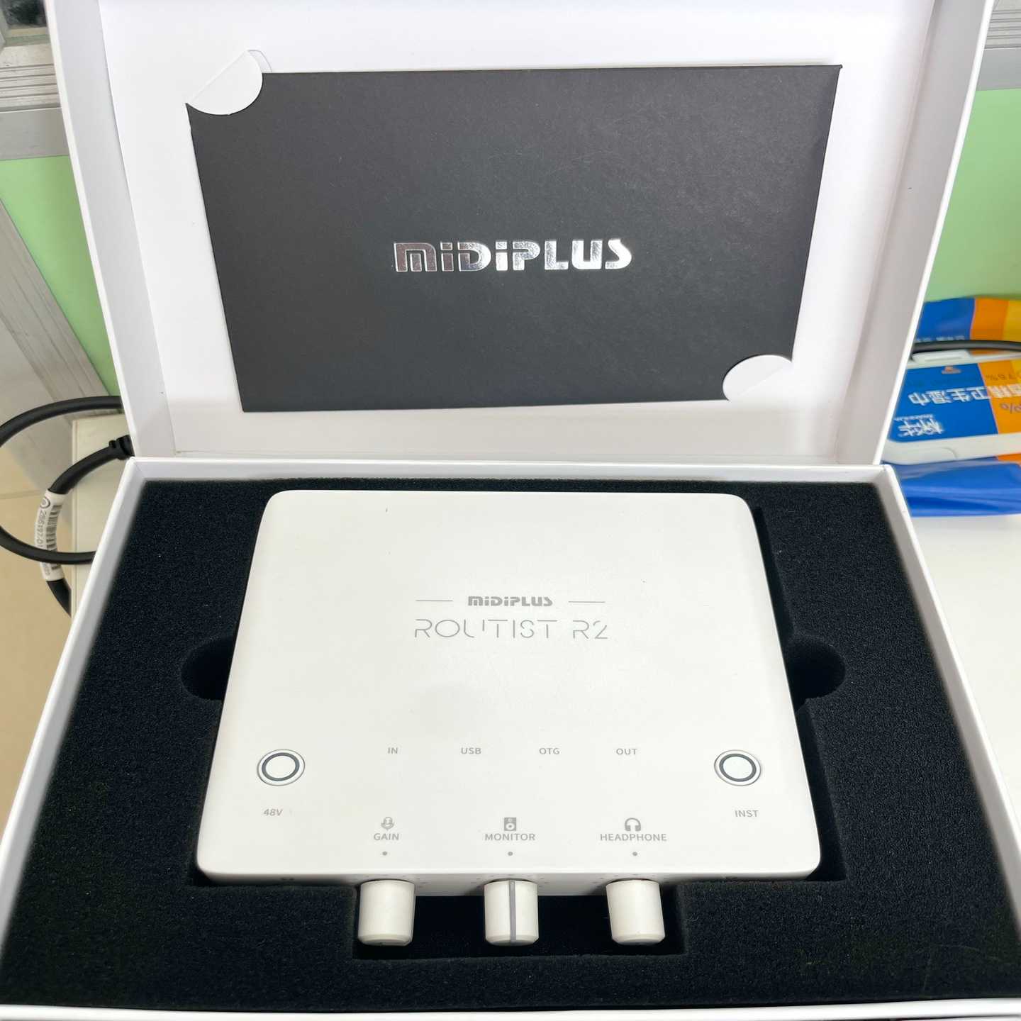 MiDiPLUS迷笛R2声卡GENII九成新--议价商品