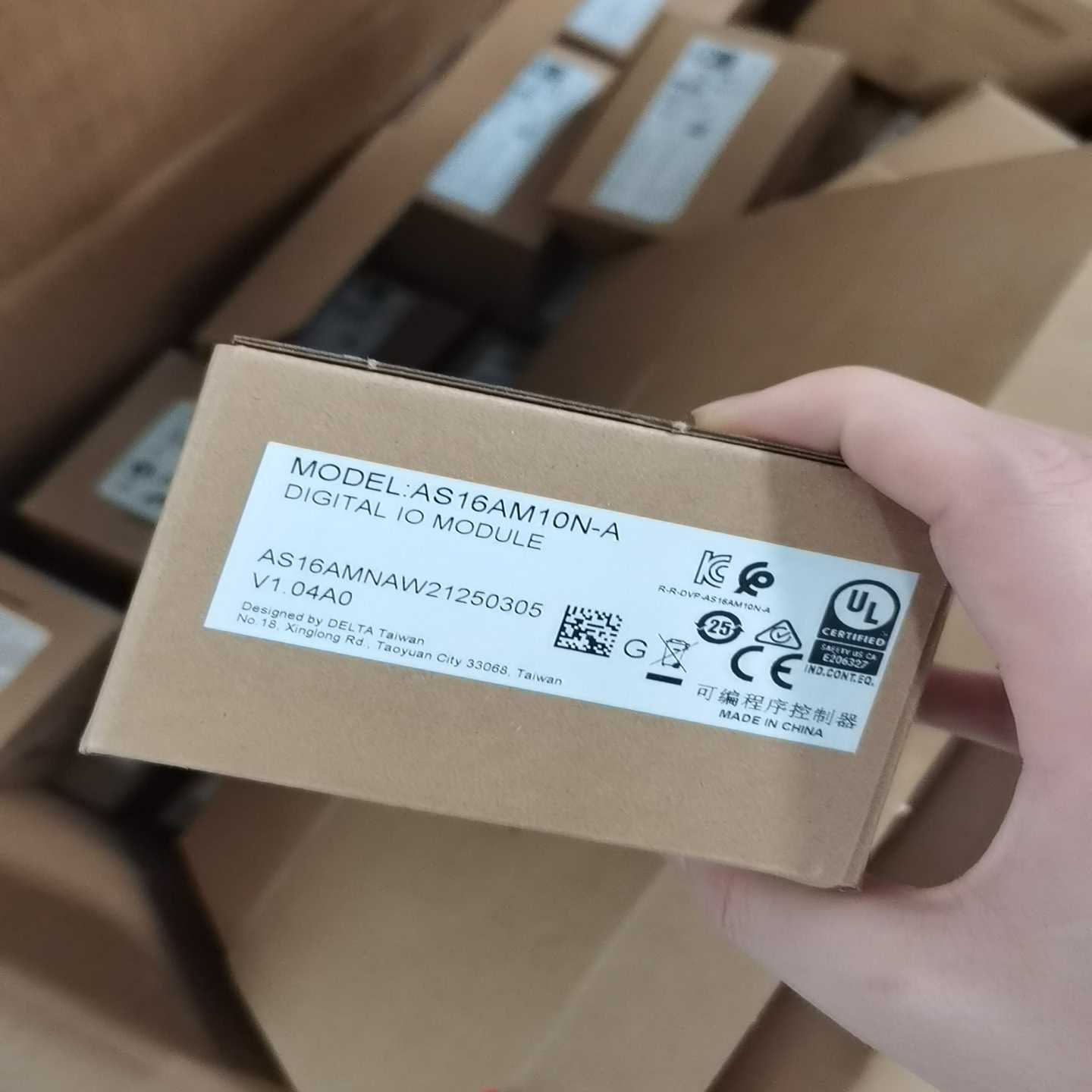 台达AS16AM10N-A数字IO模块，全新原装正品，盒码一--议价商品