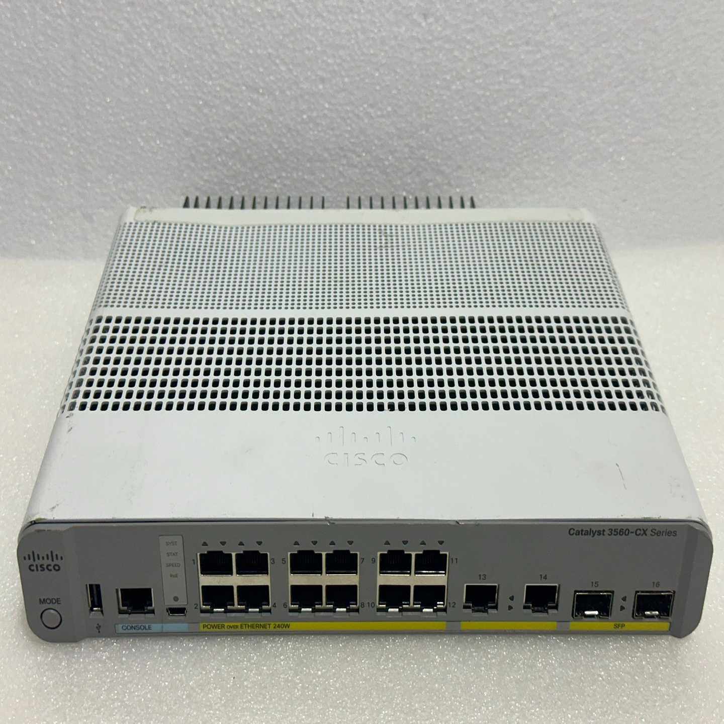 WS-C3560CX-12PC-S  千兆桌面交换机  测试