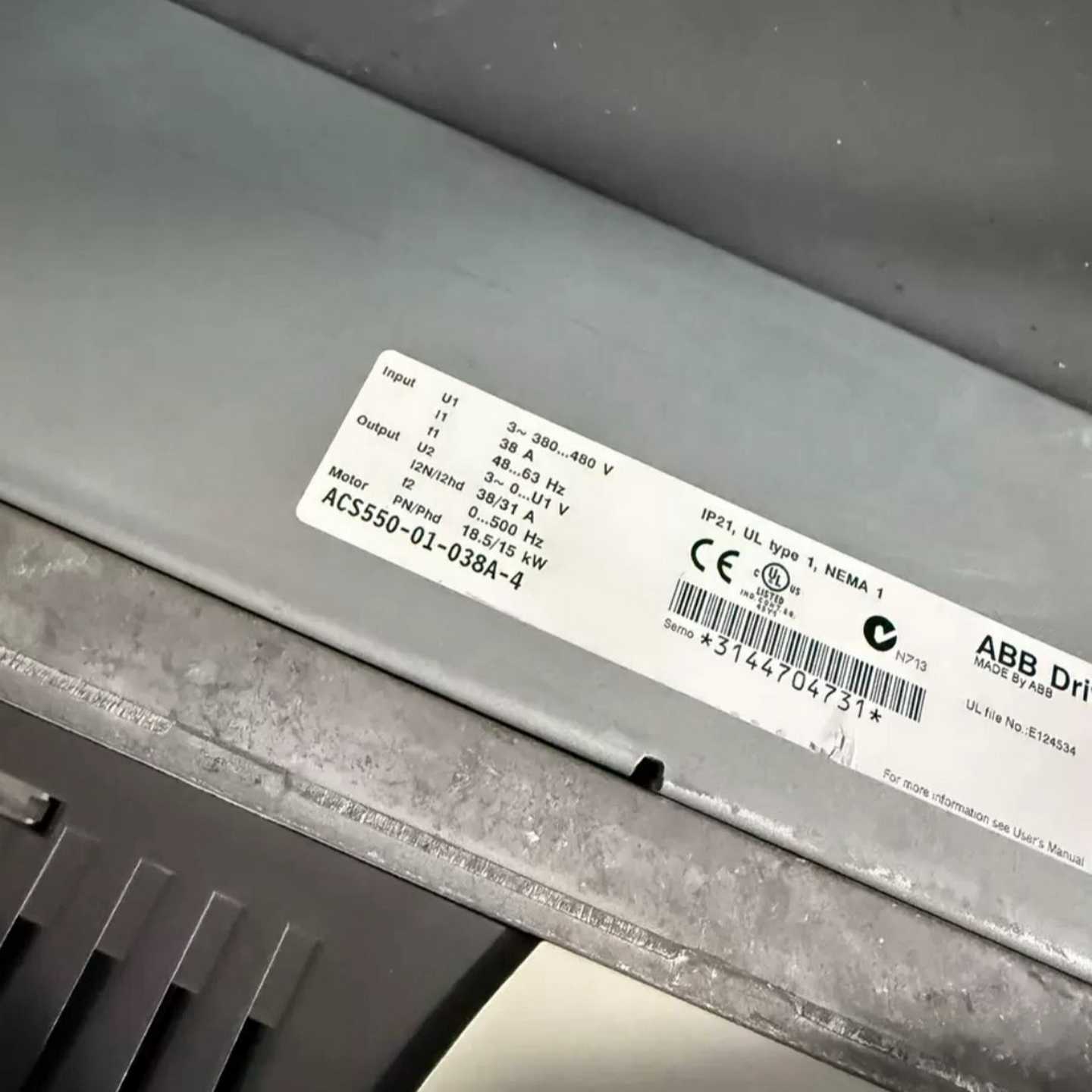 议价ABB550系列ACS550-01-038A-418.5现货/维修