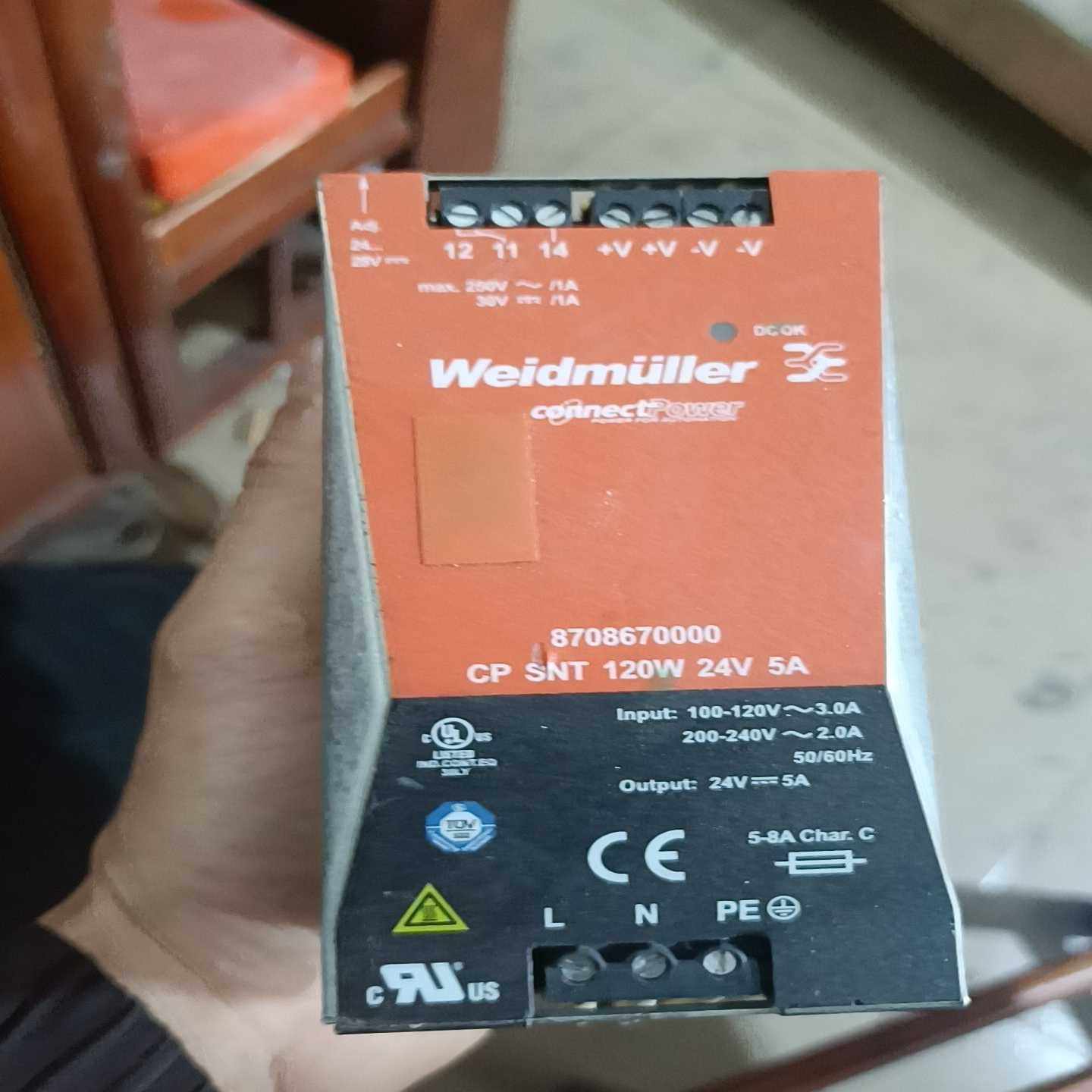 魏德米勒电源120瓦24V5A8708670000--议价商品