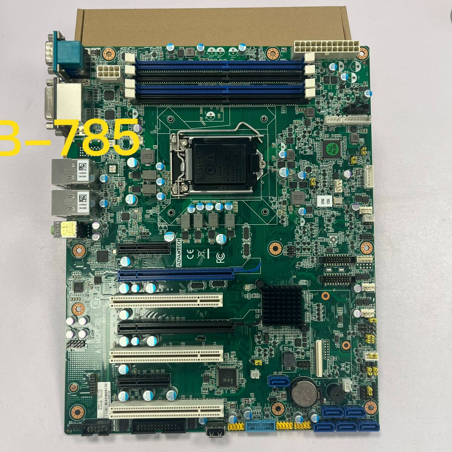 研华服务器工控机主板ASMB-785G4，成色好，功能正常{议价}