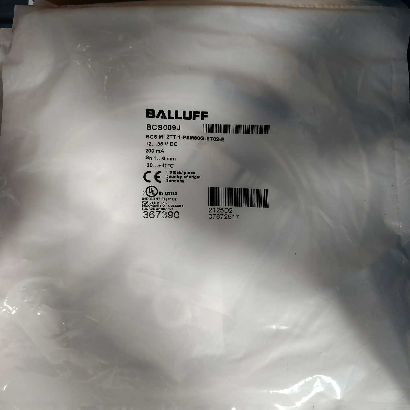 巴鲁夫BCS009J传感器【鑫鑫商铺】