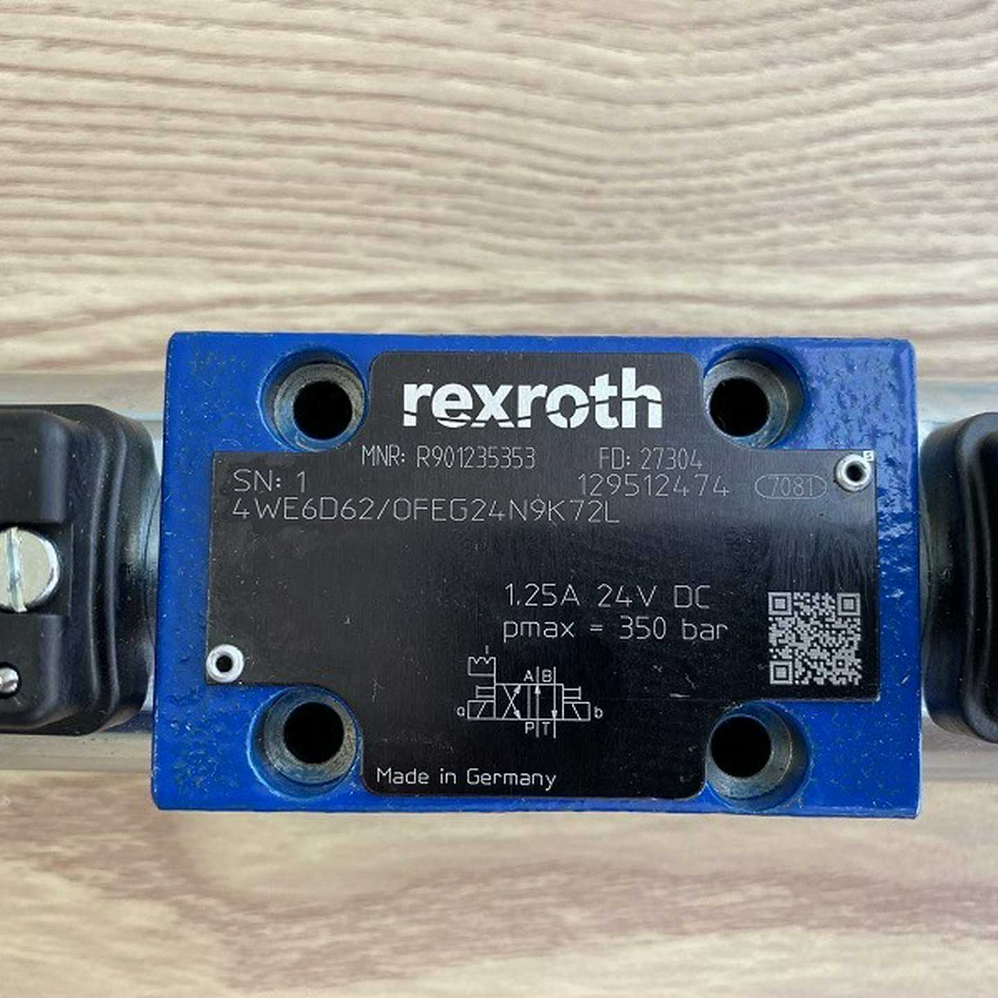 REXROITH比例电磁阀R901235353 4WE6D6X/OFEG24N9K72L