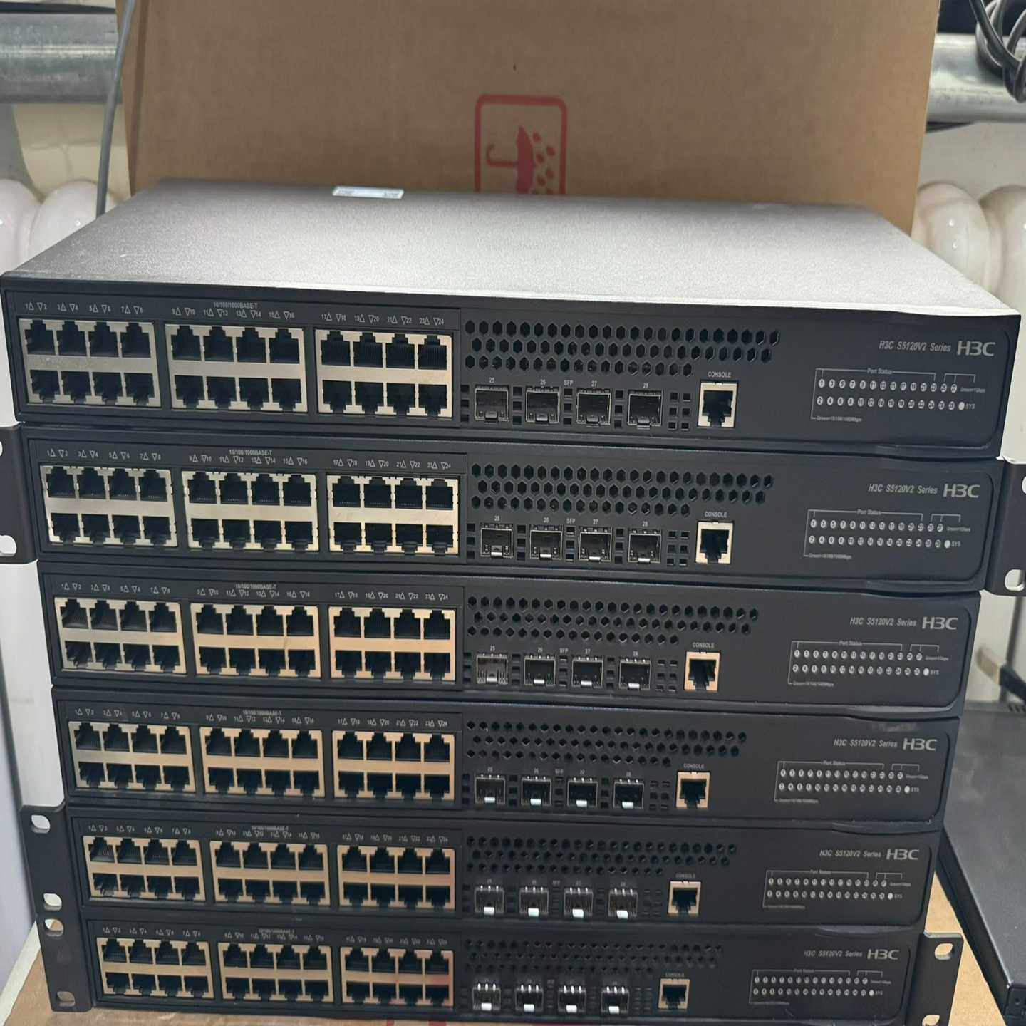 询价H3CS5120V2-28P-LI24口千兆交换机4个独