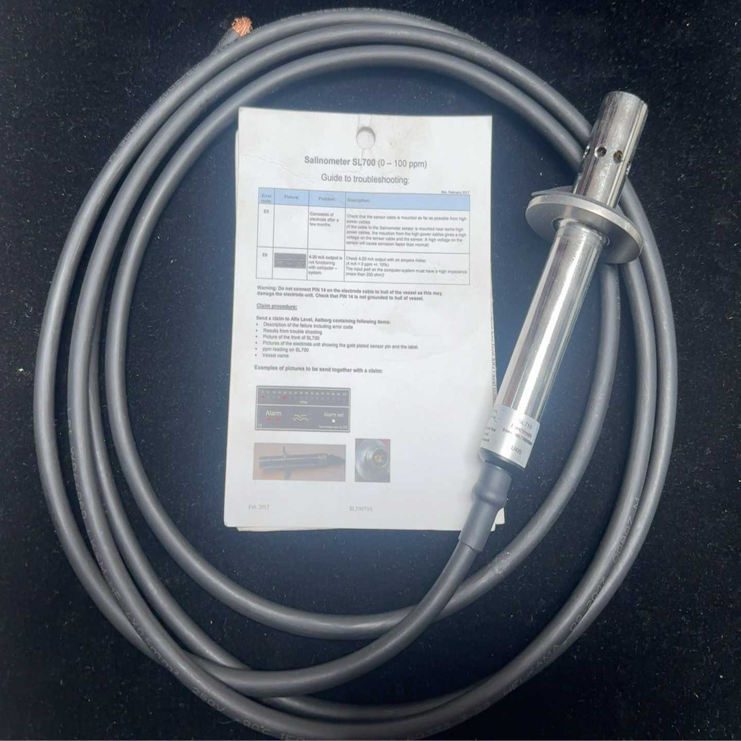 【请询价】ALFA+LAVAL+SL710盐度计探头