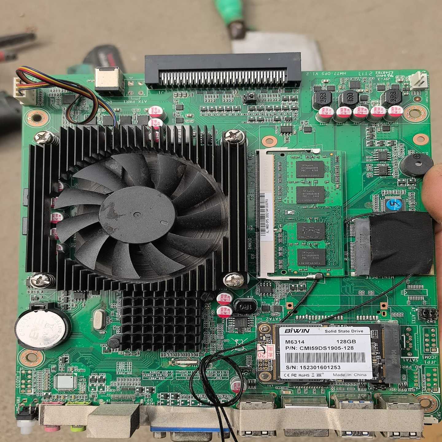 咨询-ITX工控主板套装，i5-2410M处理器，4G内存，128