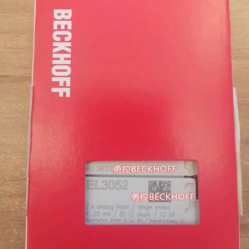 配件现货倍福BECKHOFF EL3052EL3002EL3004全新模块议价