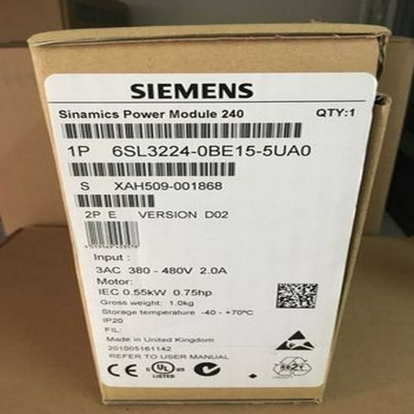 6SL3224-0BE34-5UA0-G120 功率模~询价