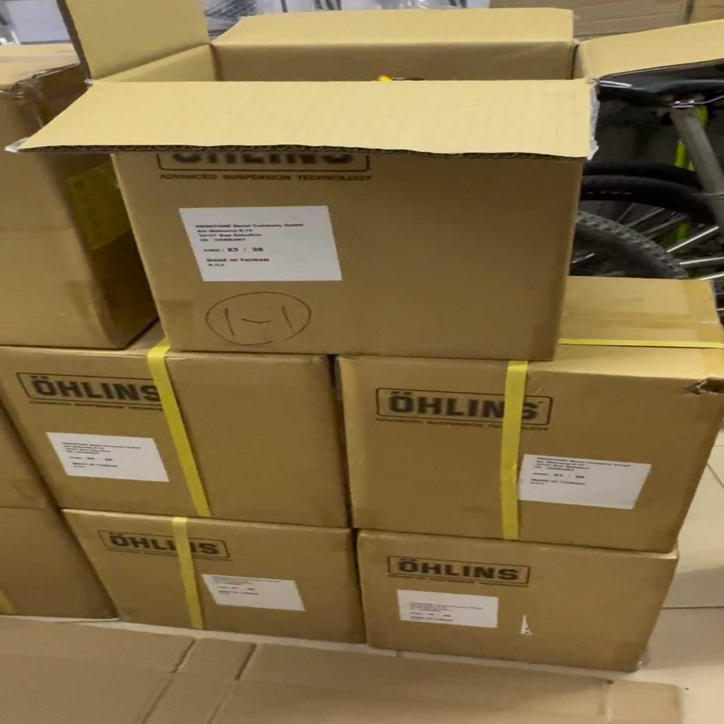 全新奥林斯ttx1气压后胆210x55后胆ohlins--议价商品