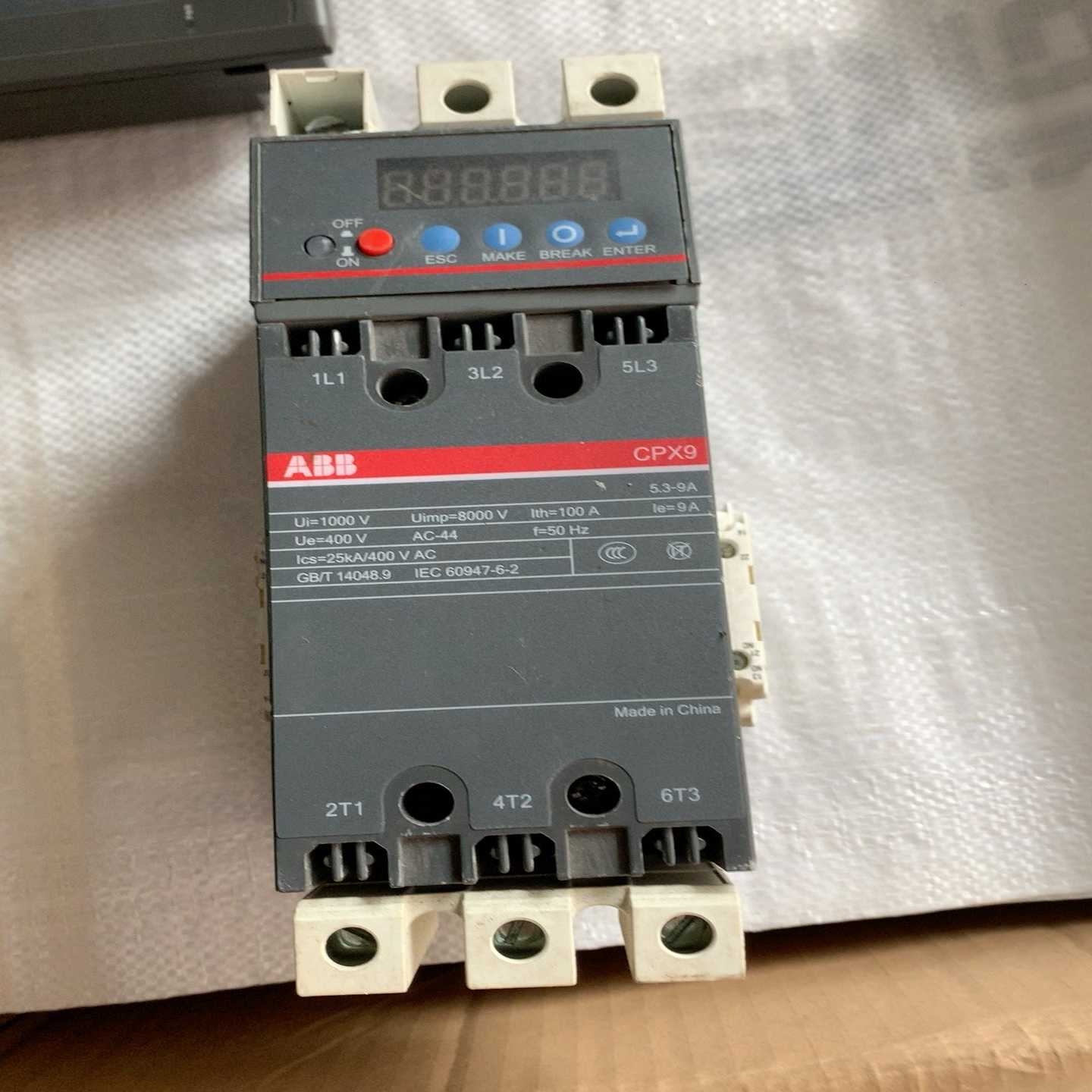 班美萝ABB的CPX9-22L20-50MA，成色如图，二手拆机测--议价商品