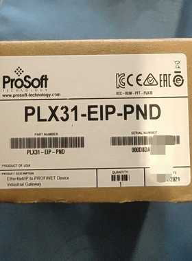 Prosoft PLX31-EIP-PND 工业网关，全新原一议价商品