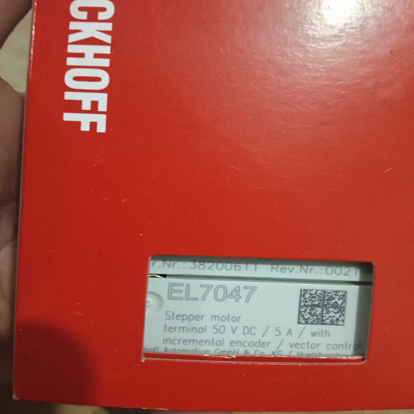 倍福模块EL7047原装正品链接实物拍摄需要的联系