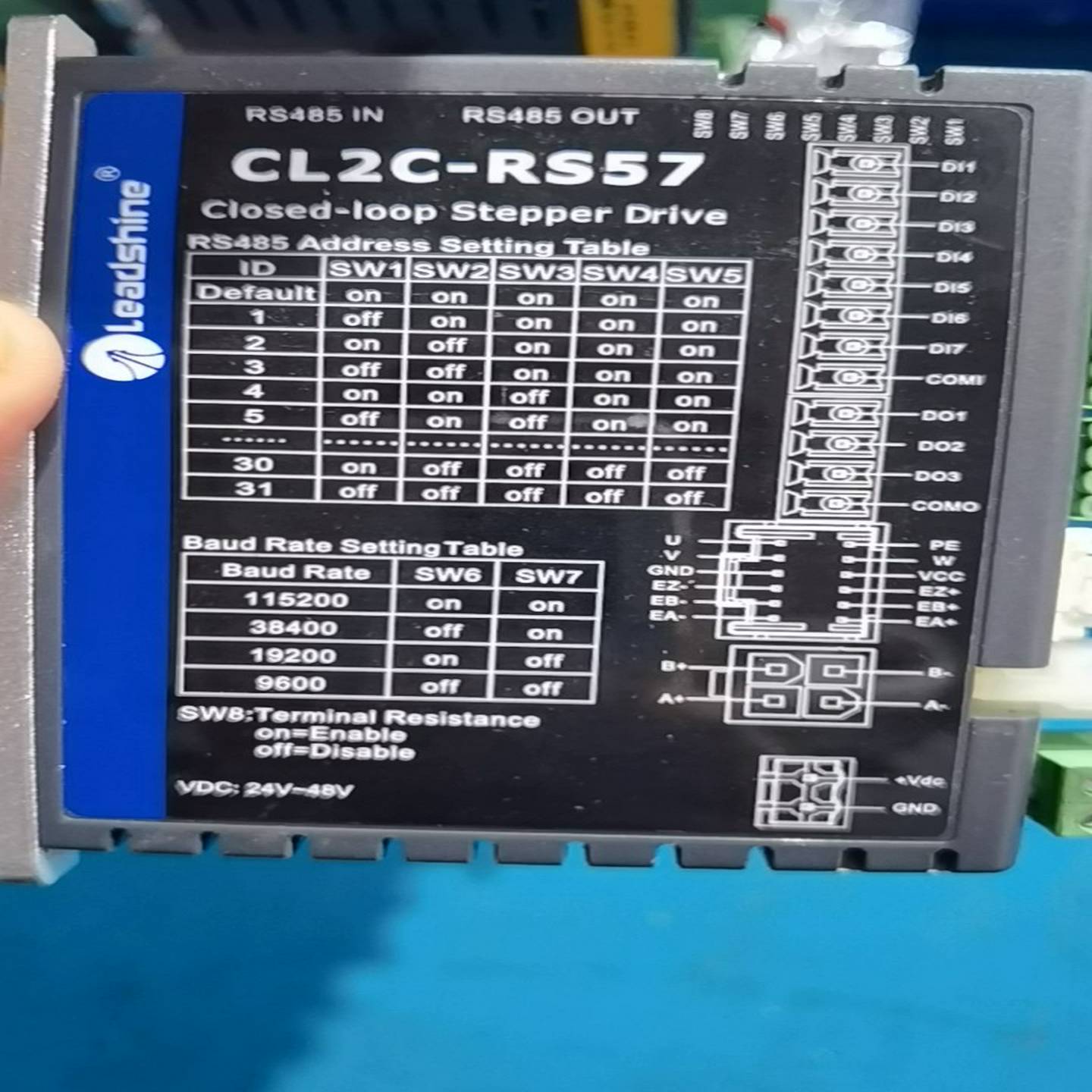 雷赛CL2C-RS57闭环步进驱动器，拆机靓货。实拍图测试功--议价商