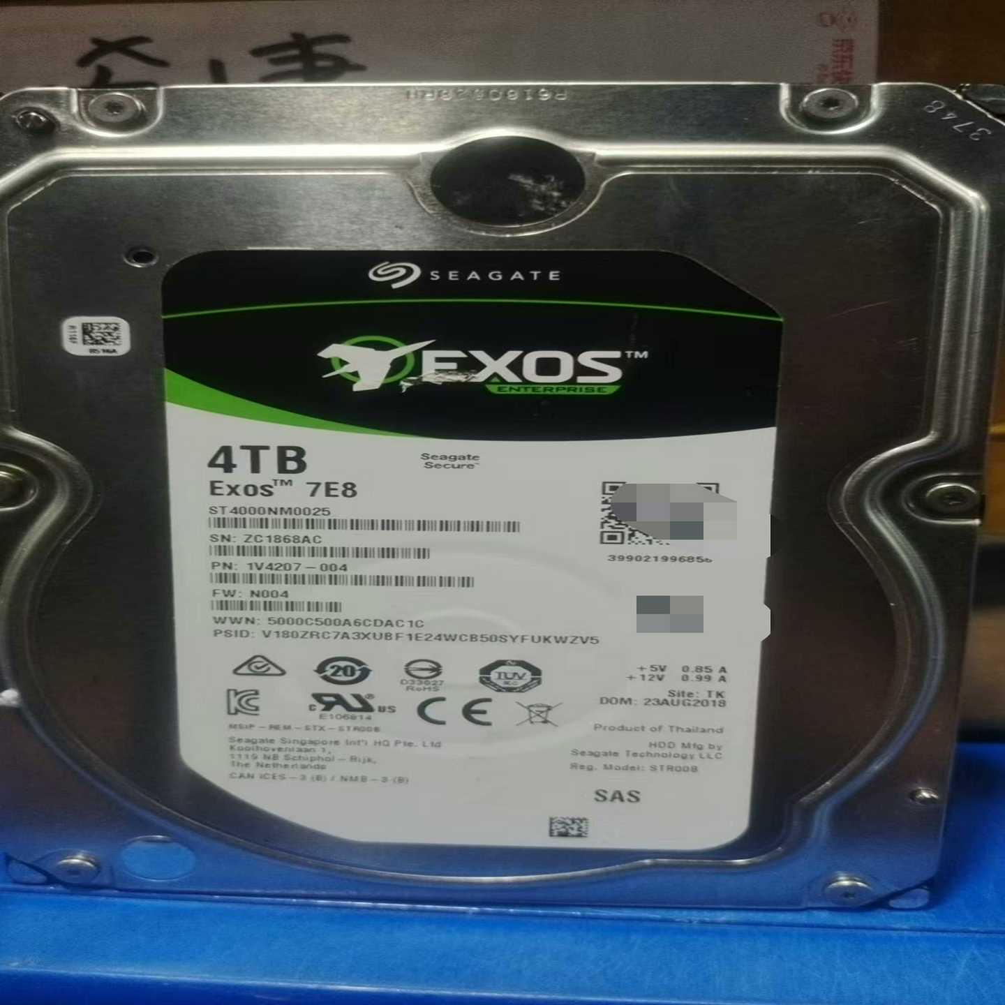 4TST4000NM0025SAS接口现货多--议价商品