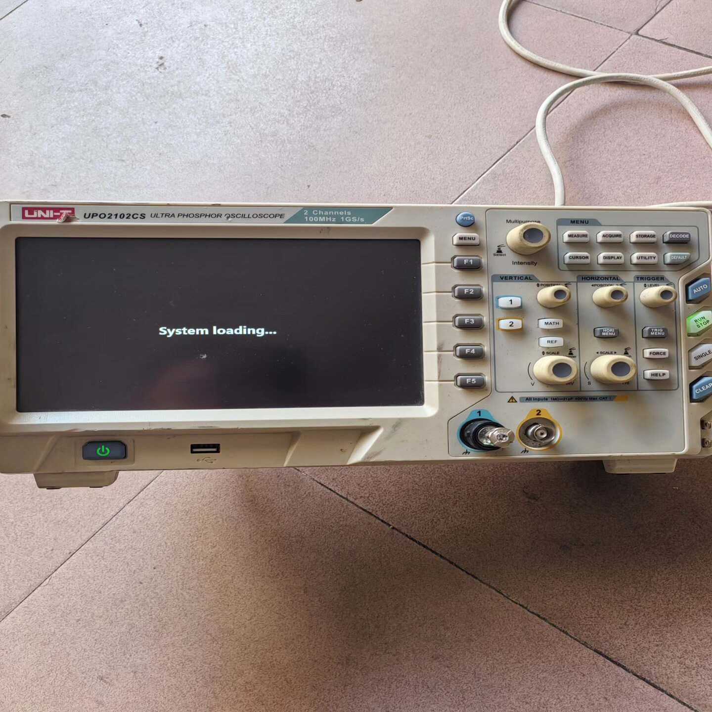 询价优利德UPO2102CS数字示波器，100MHz，非专业技术