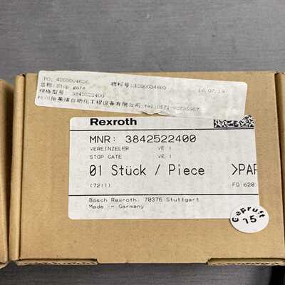 Rexroth力士乐挡停器3842522400全新原装正品~议价