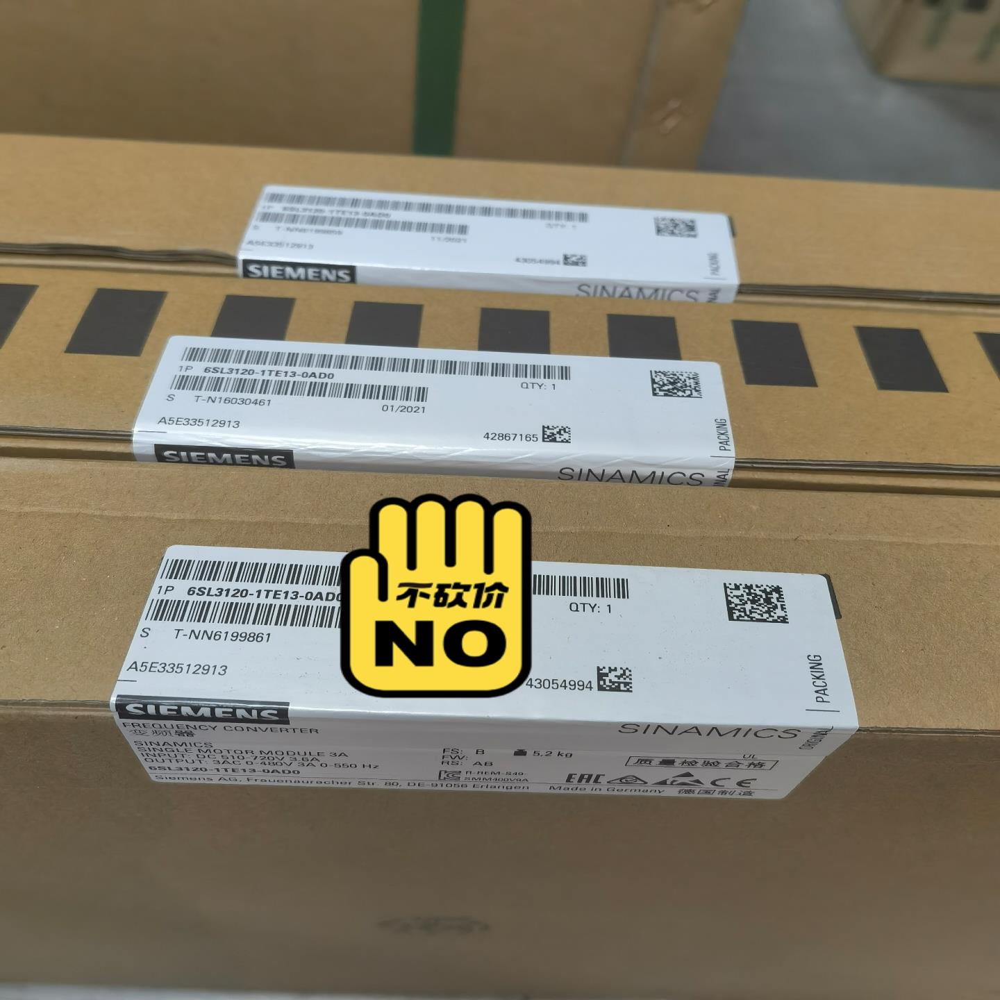 6SL3120-1TE13-0AD0电机模块询价
