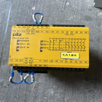 皮尔兹PNOZX10.11P安全继电器！24VDC，6n/
