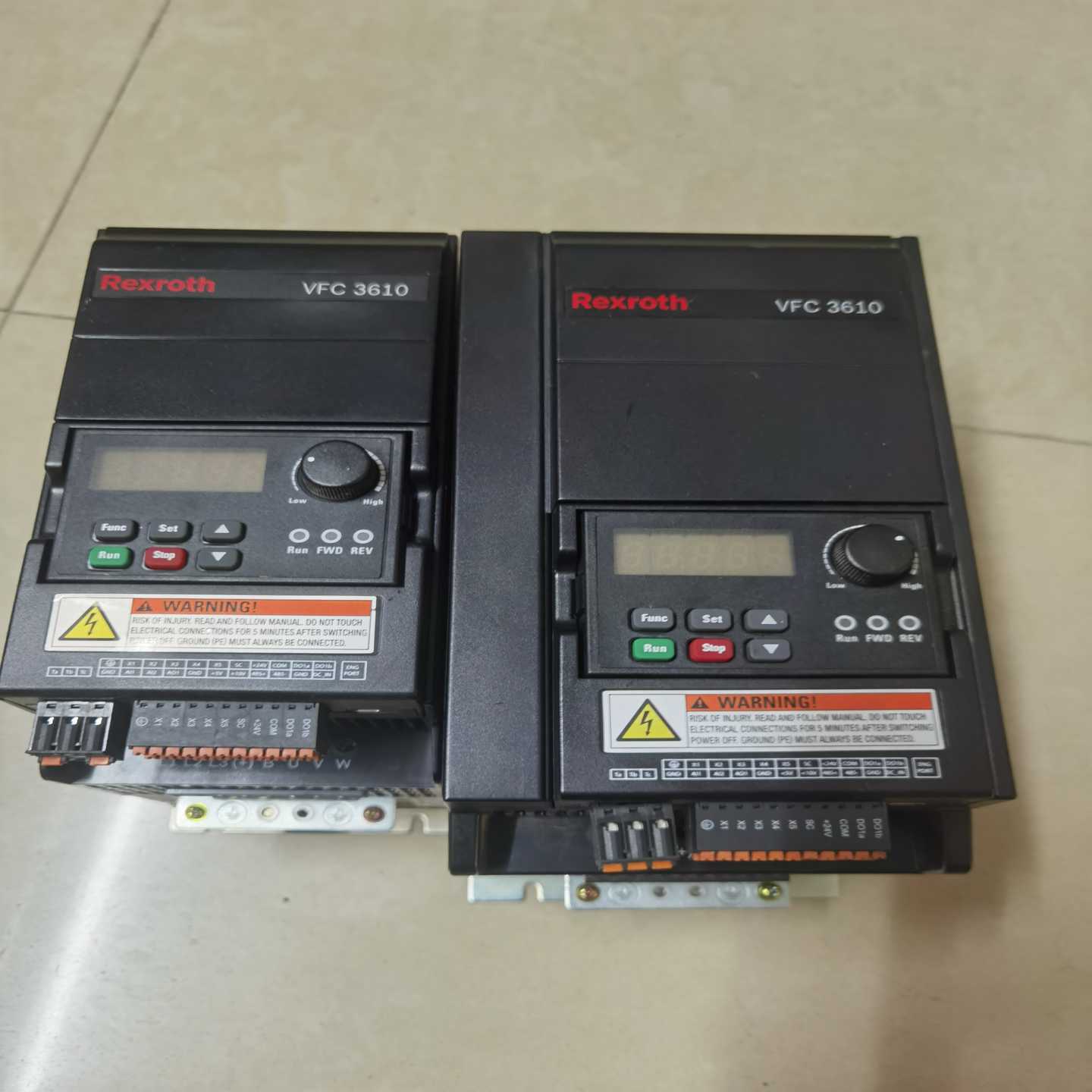 力士乐变频器VFC3610，1.5KW和2.2KW各一台，3--议价商品