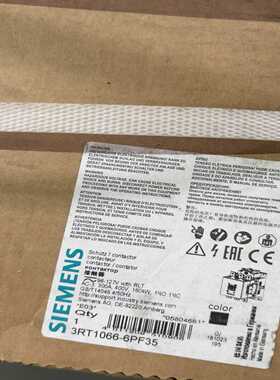 【议价】接触器3RT1066-6PF35110VDC适用