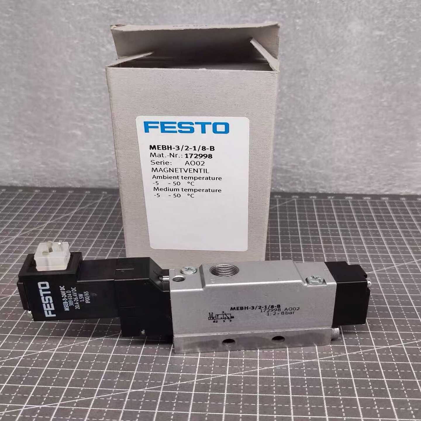 FESTO费斯托电磁阀172998MEBH-3/2-1【博航商行】