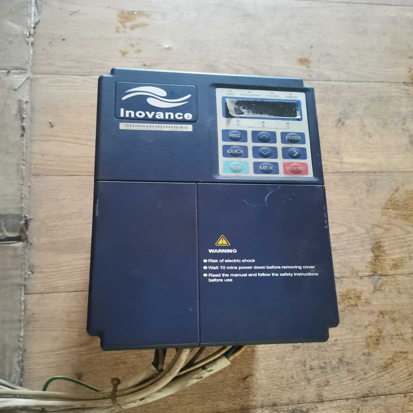 MD300T3.7B-17汇川变频器3.7KW380V原【博航商行】