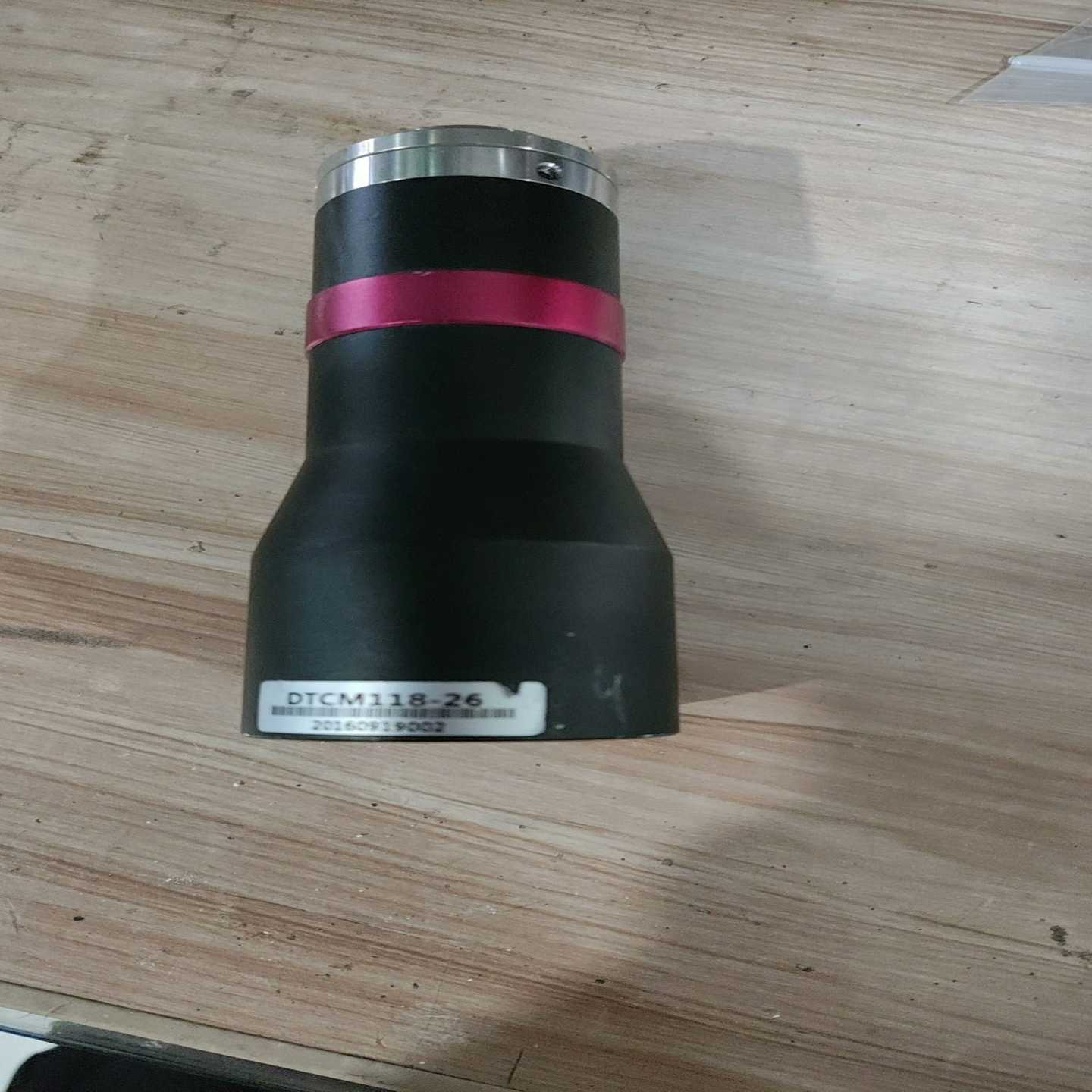 视清DTCM118-26双远心镜头黑色主体配玫红装饰圈-询价客服