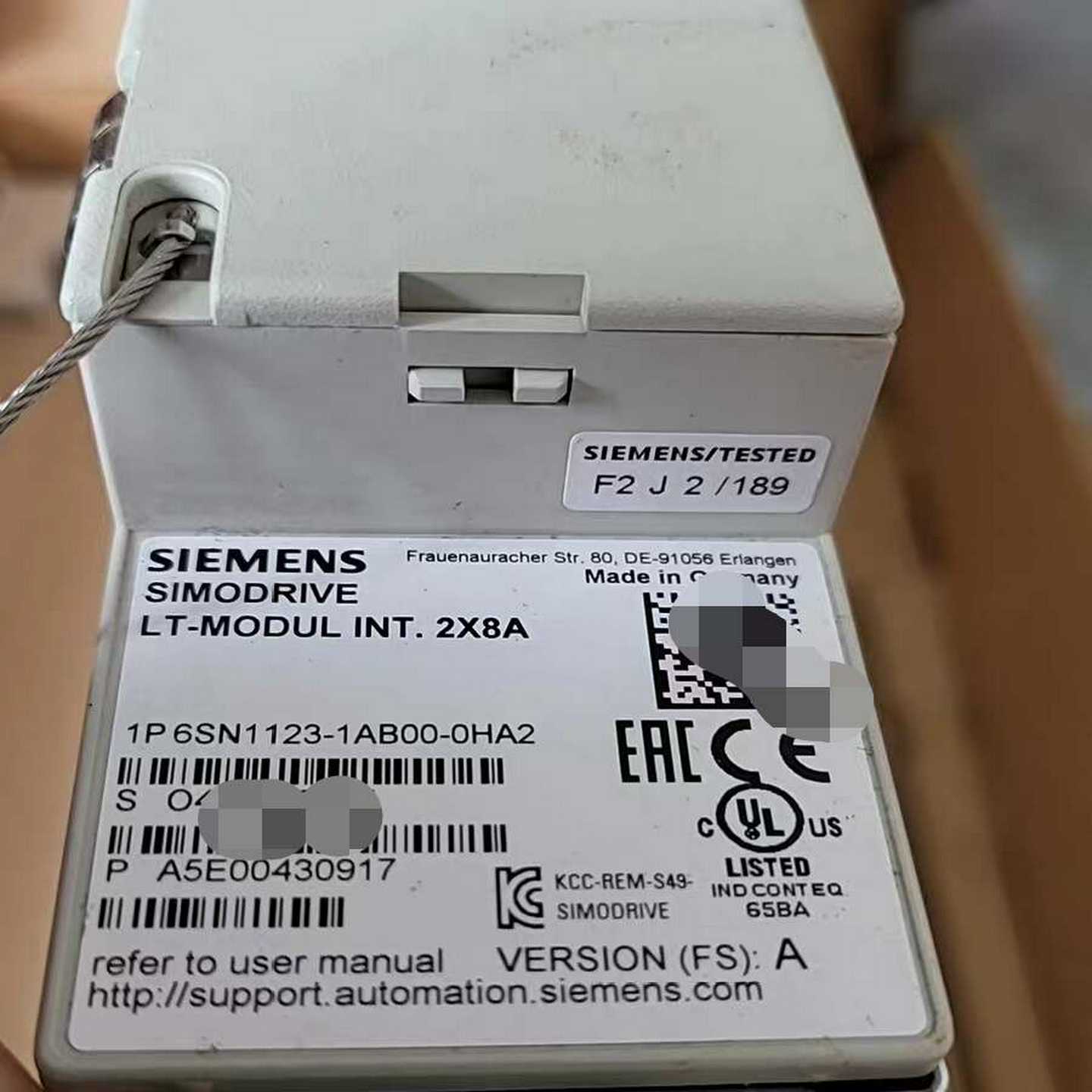 6SN1123-1AB00-0HA2橙色新功能完好议价出--议价商品