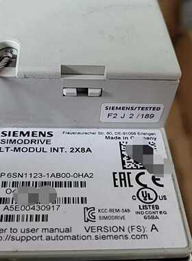 6SN1123-1AB00-0HA2橙色新功能完好议价出--议价商品