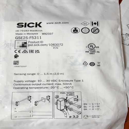 SICK对射传感器GSE2S-F5311，保询价