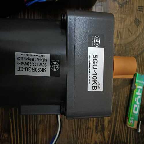 咨询-D&K减速电机，型号5GU-10KB，单相220V，功率90