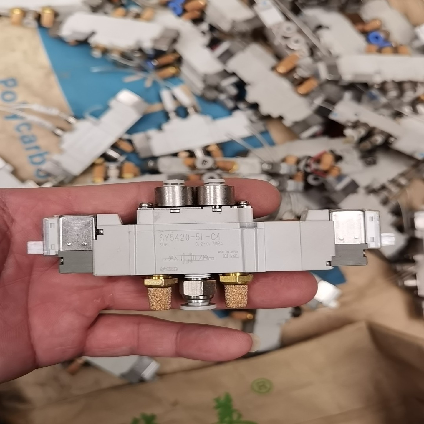 【请询价】SMC电磁阀  SY5420-5L-C4  24V 带消音器