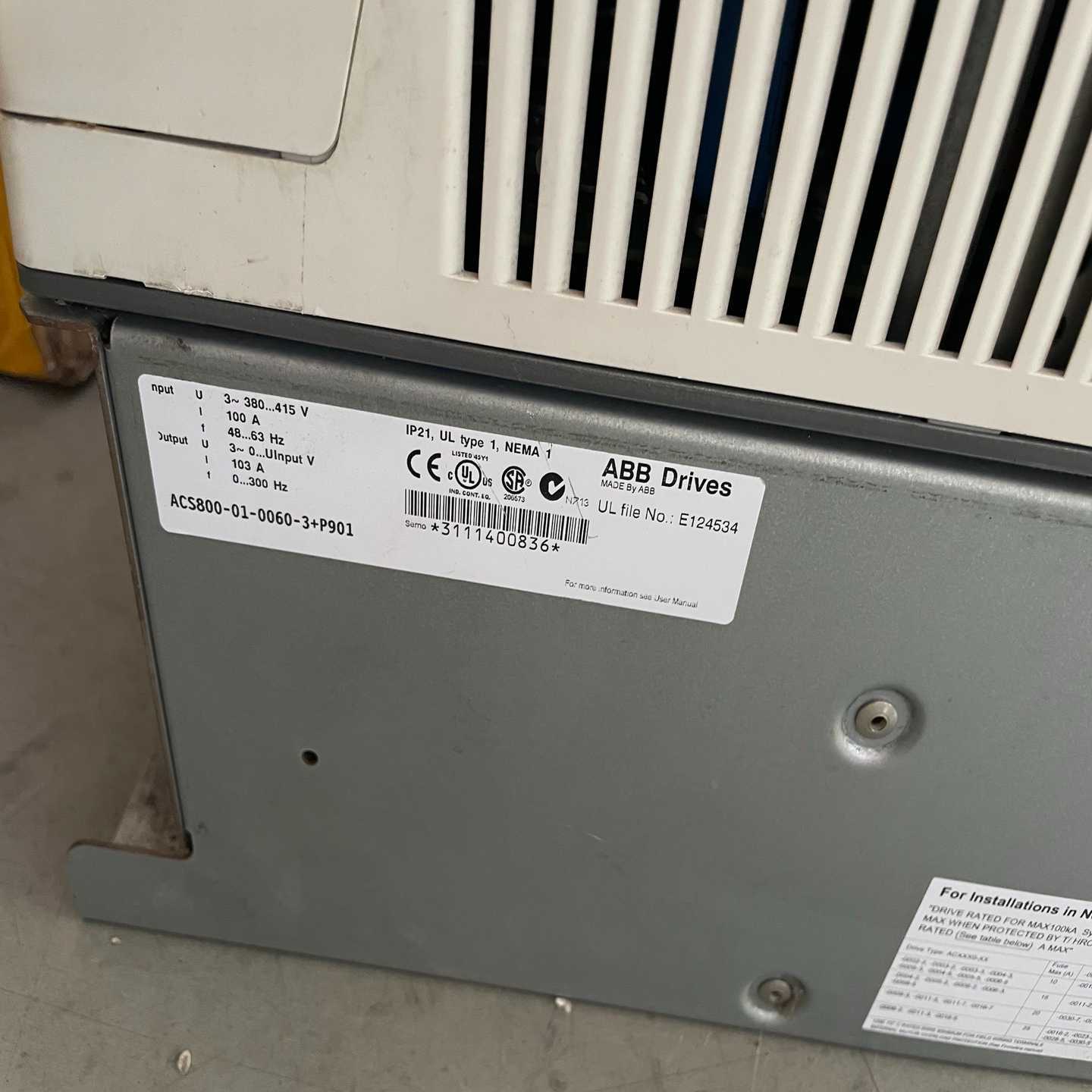 安川驱动器SGDV-590A01A 测试好 11KW（子云设备）