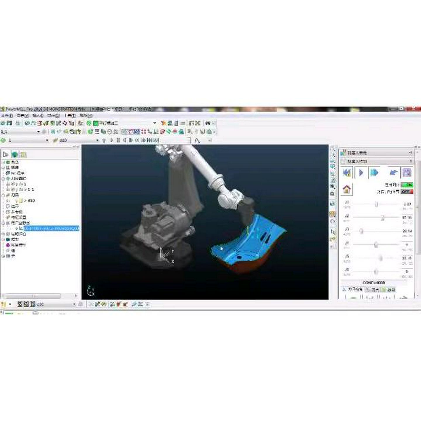 PowermillRobot工业机器人机械手四五轴编程打磨激光切割