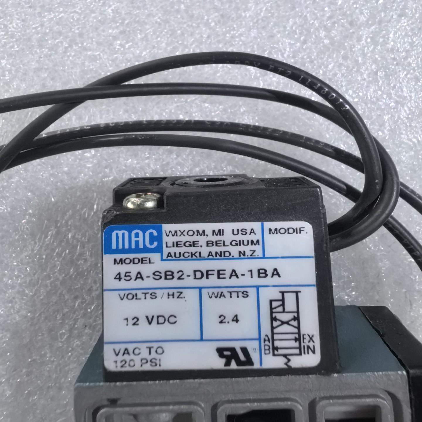 美国MAC电磁阀45A-SB2-DFEA-1BA全新 无包装--议价商品