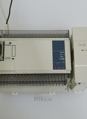 MITSUBISHIUsedFX1N-60MR-ES/ULFX2N-2ADProgrammableContro