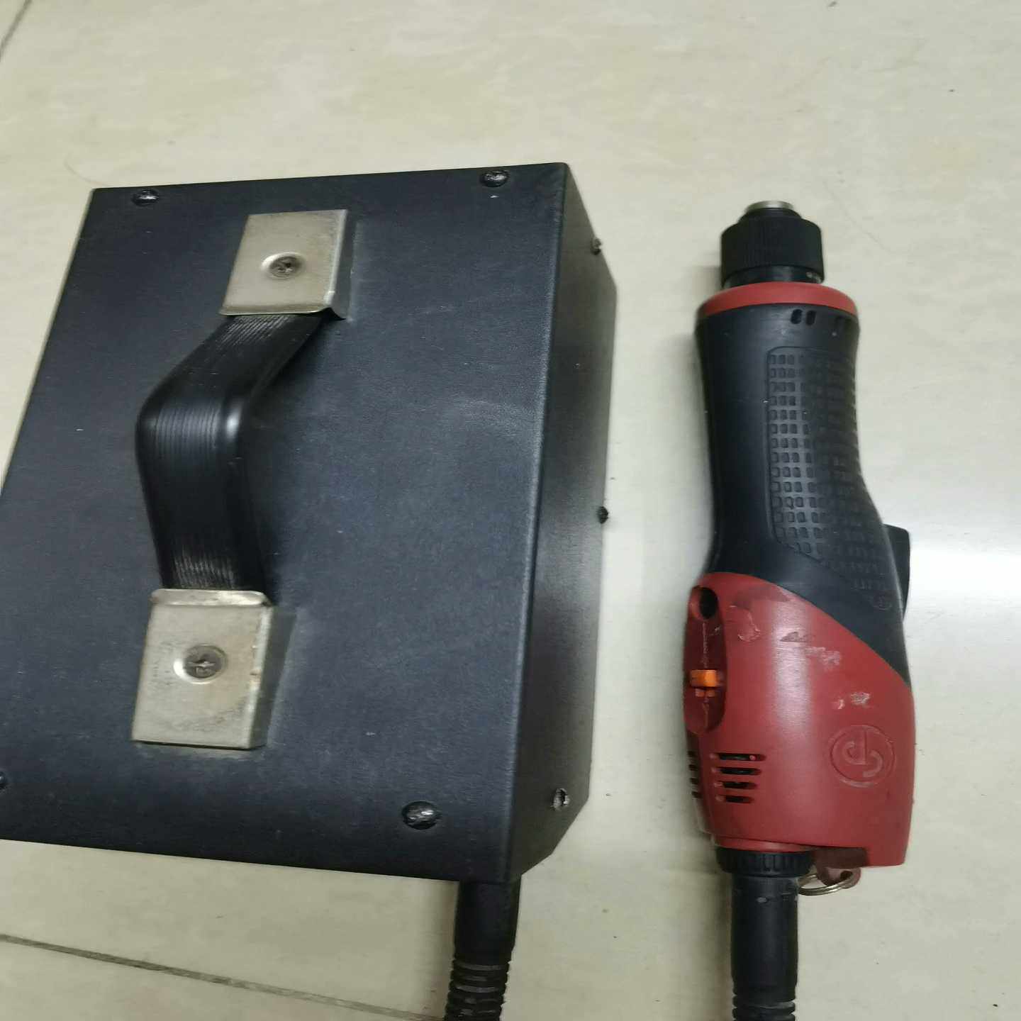 进口CP马头电动钣手，电压已改220V，功能包好，成色如--议价商品