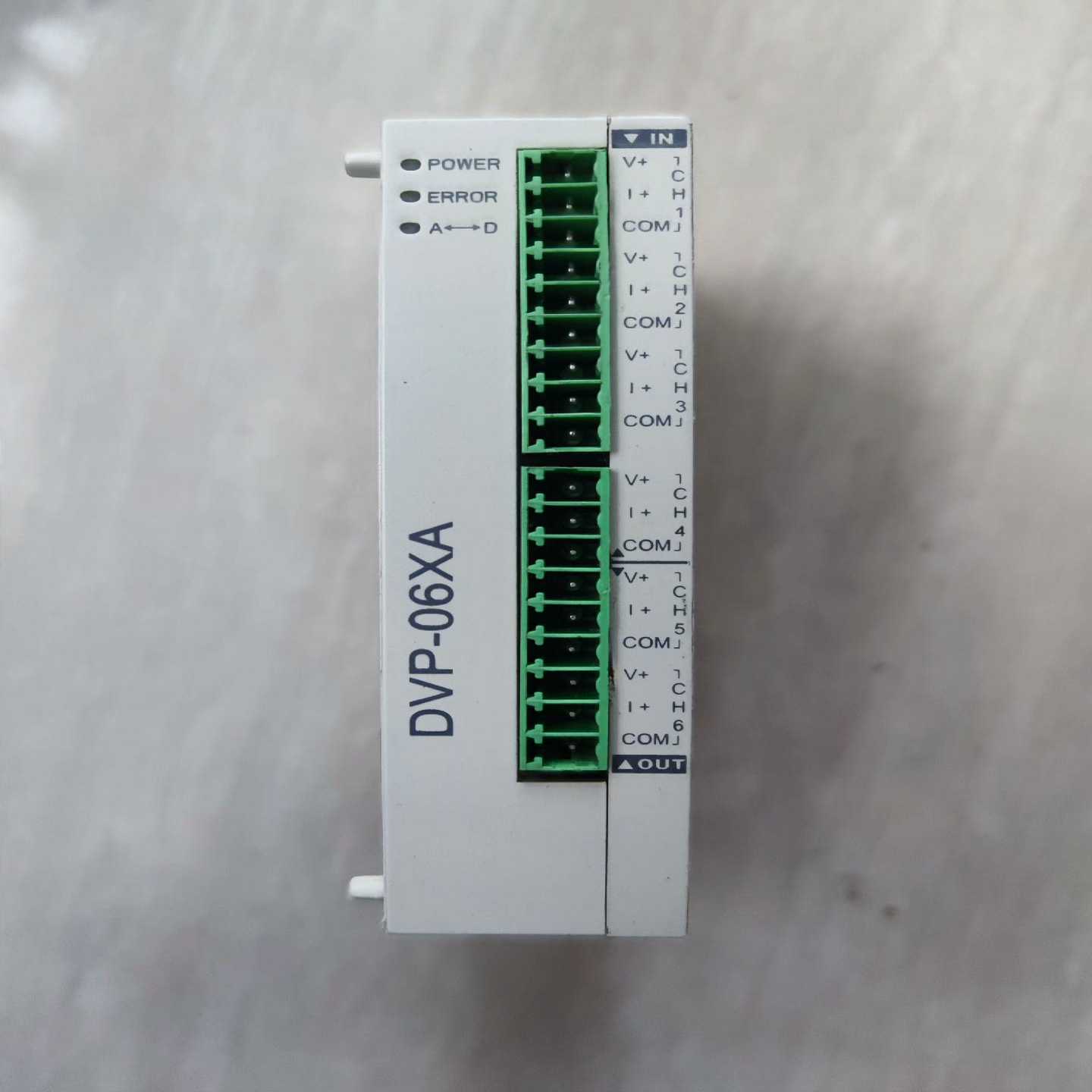 (询价)台达PLC扩展模块DVP06XA-S实物图,功能正常