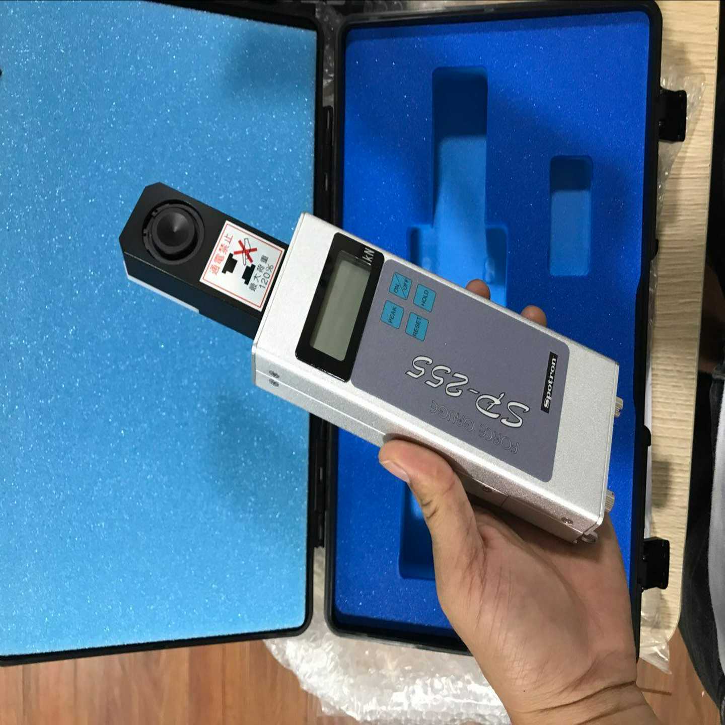 Spotron日本一体式压力计SP-255-10KN便携式数字显示压力计u