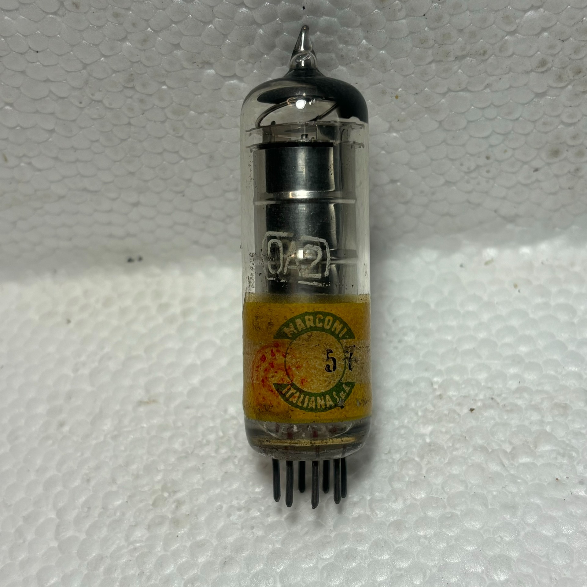 （议价)意大利帖纸大D环的OA2稳压电子管一支实物见图握手