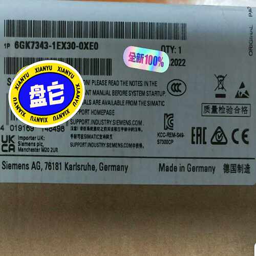 (议价)6GK7343-1EX30-0XE0 22年11月产保内未拆